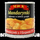Мандарини консервовані часточками M&K 312 г Польща