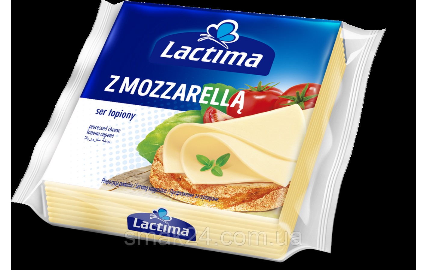 Сыр тостерный (плавленный) Mozzarella Laktima Польша 130г