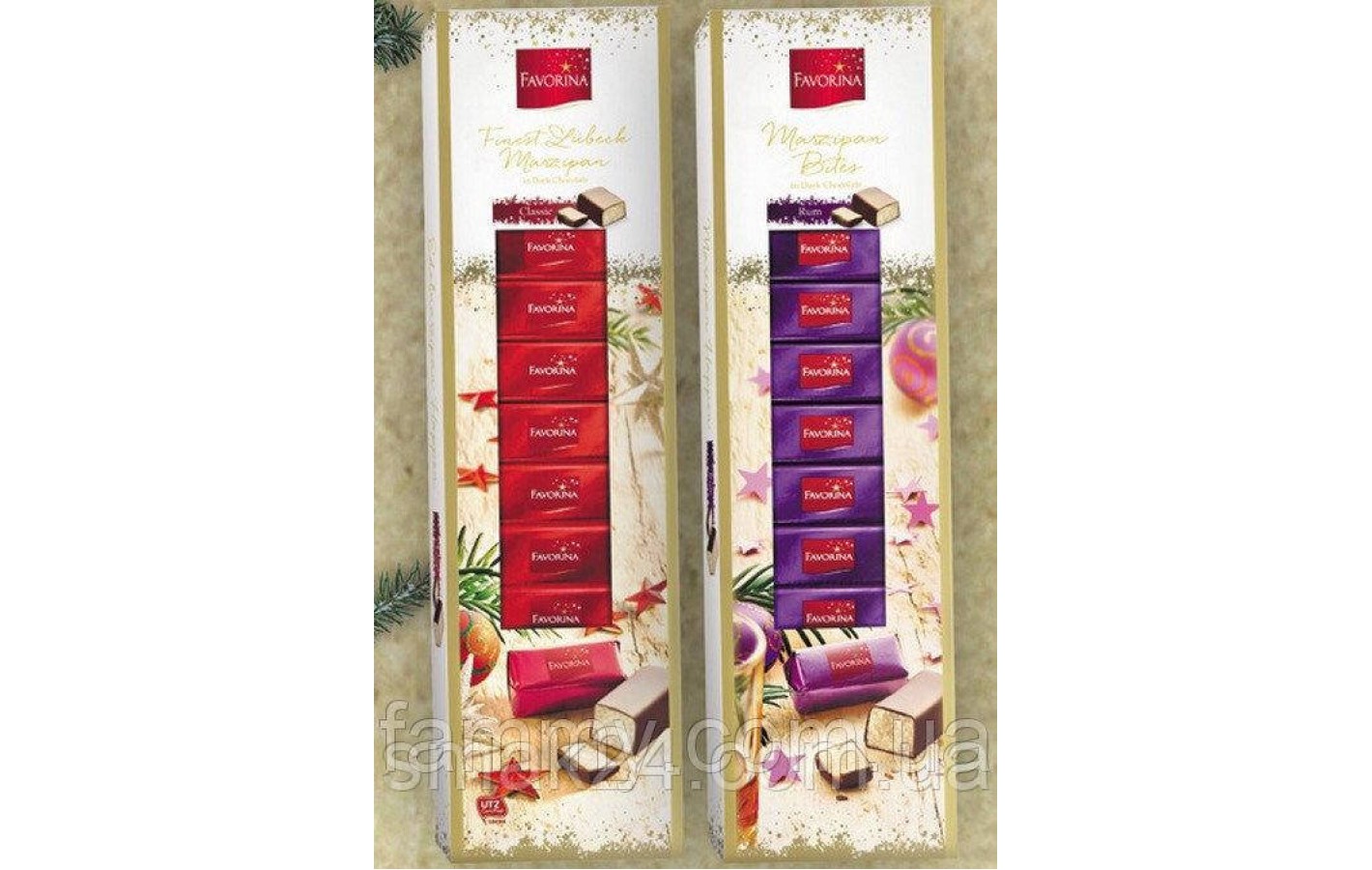 Марципан у чорному шоколаді ( цукерки) Marzipan Favorina Dark 125 г Німеччина