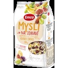 Мюслі з родзинками, бананом, інжиром, манго Emco Чехія 750г