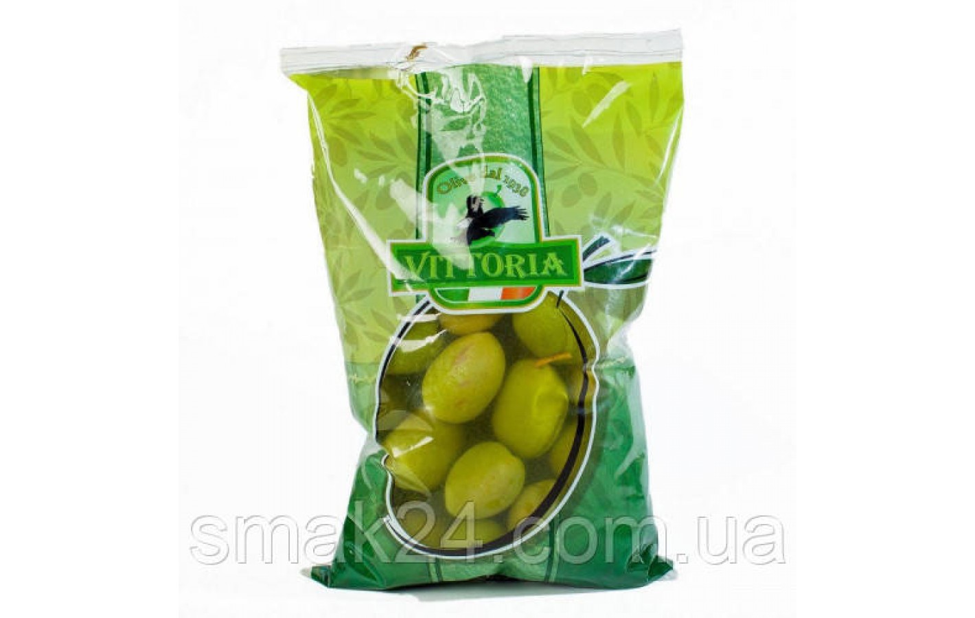 Оливки зеленые крупные Vittoria  Olive Verdi Dolci Giganti Италия 850/500 г