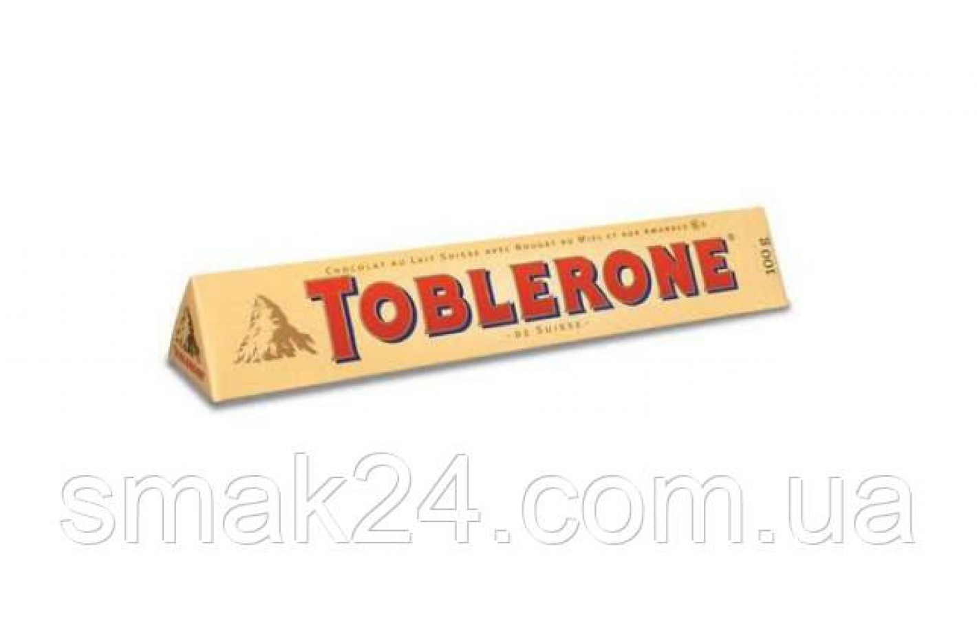 Швейцарський молочний шоколад Tobleron з медом і мигдальною нугою 360 г