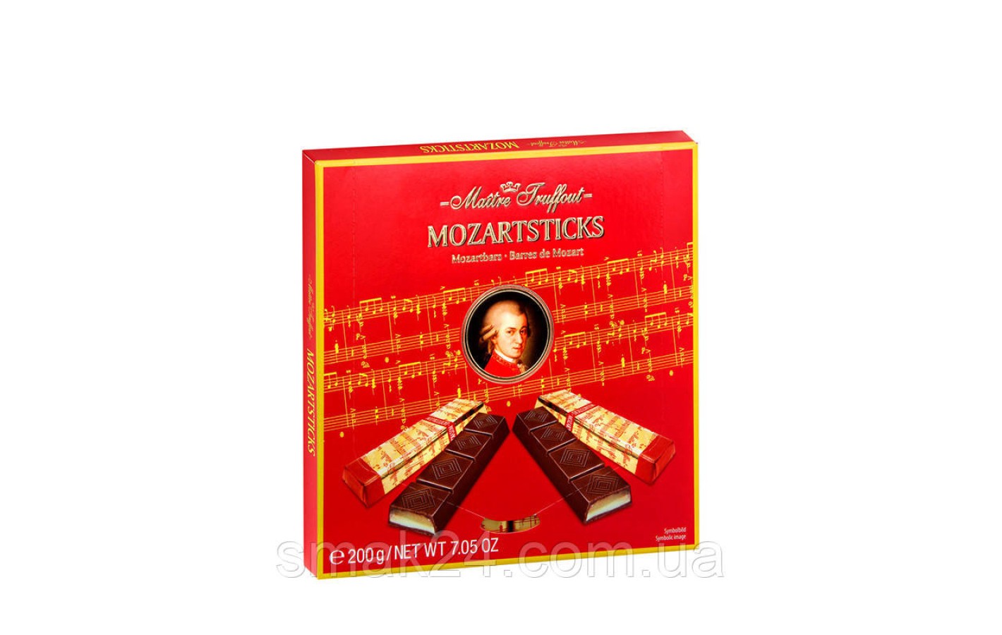 Шоколад темний Mozartsticks Maitre Truffout Австрія 200 г