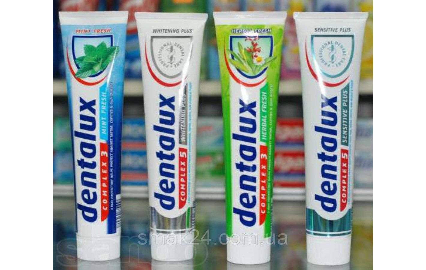 Зубная паста Dentalux complex 3 KRÄUTER FRESH (травяной комплекс)125мл Германия