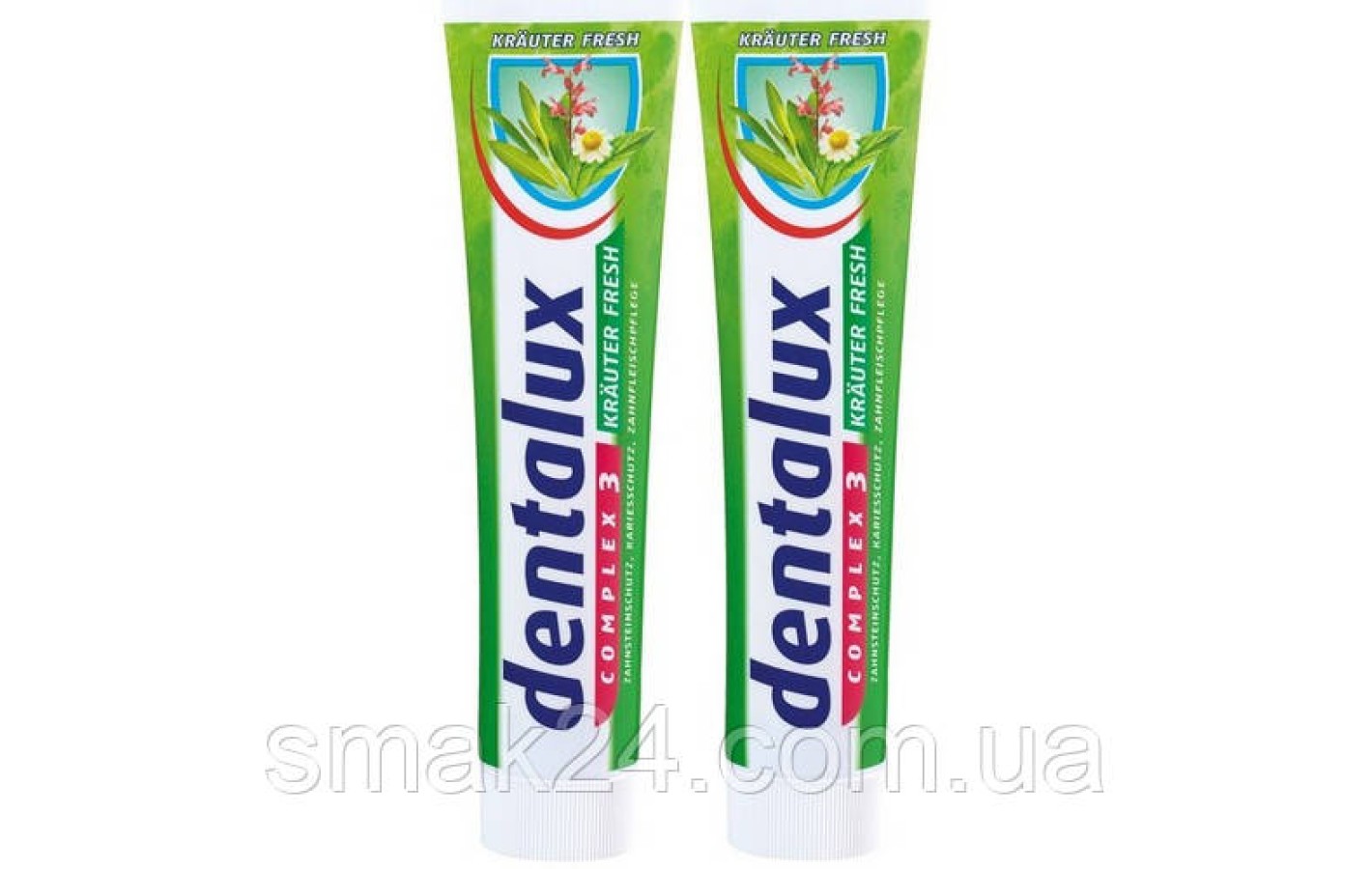 Зубная паста Dentalux complex 3 KRÄUTER FRESH (травяной комплекс)125мл Германия