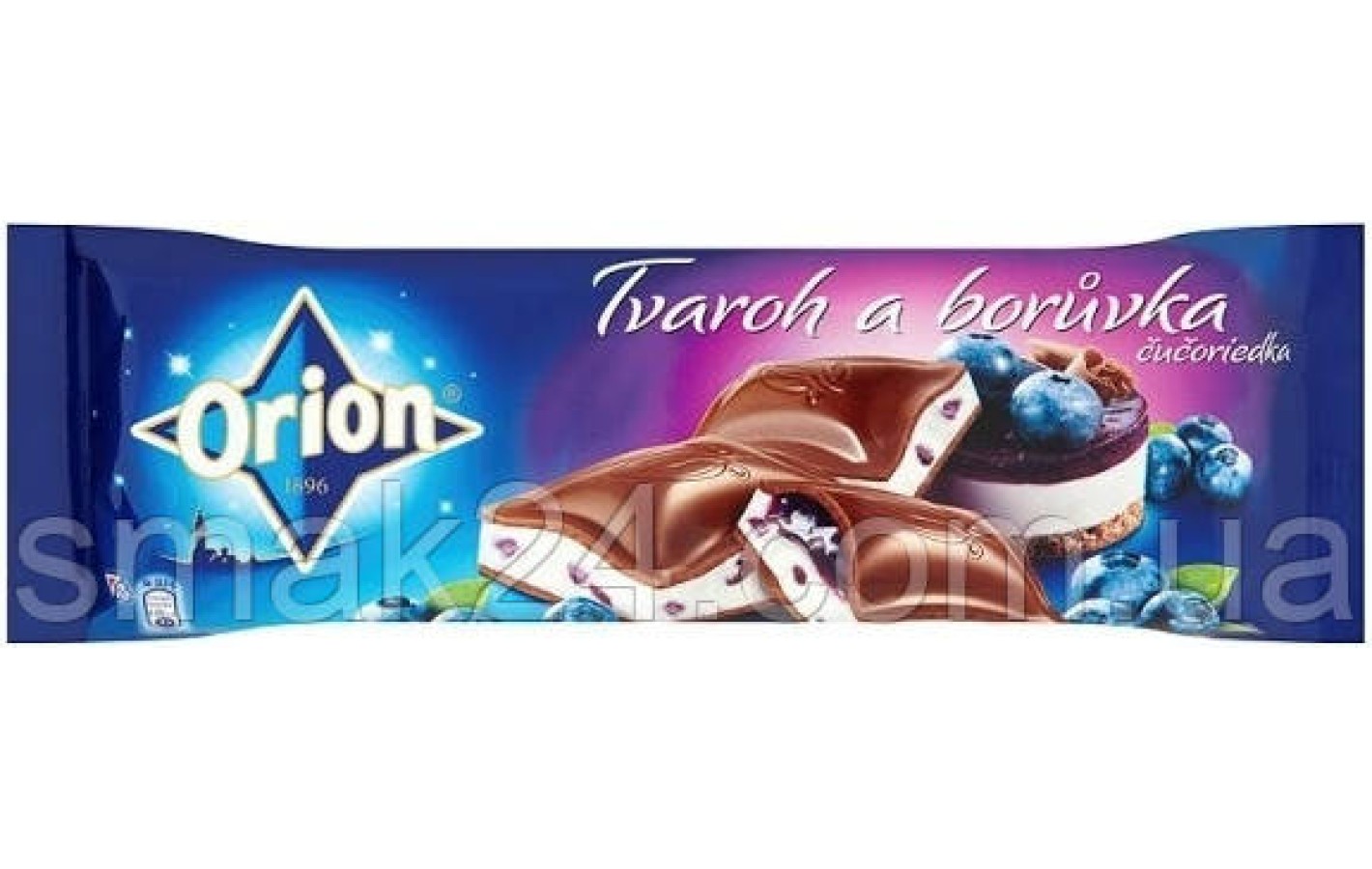 Шоколад молочний з чорничним чізкейком Boruvka Orion Nestle Чехія 240г