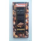 Шоколад черный с цельным фундуком БЕЗ ГЛЮТЕНА Torras Испания 200г