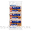 Конфеты (козинаки) кунжут в карамели в виде пластинок Sezamki 81г (3х27г) Польша