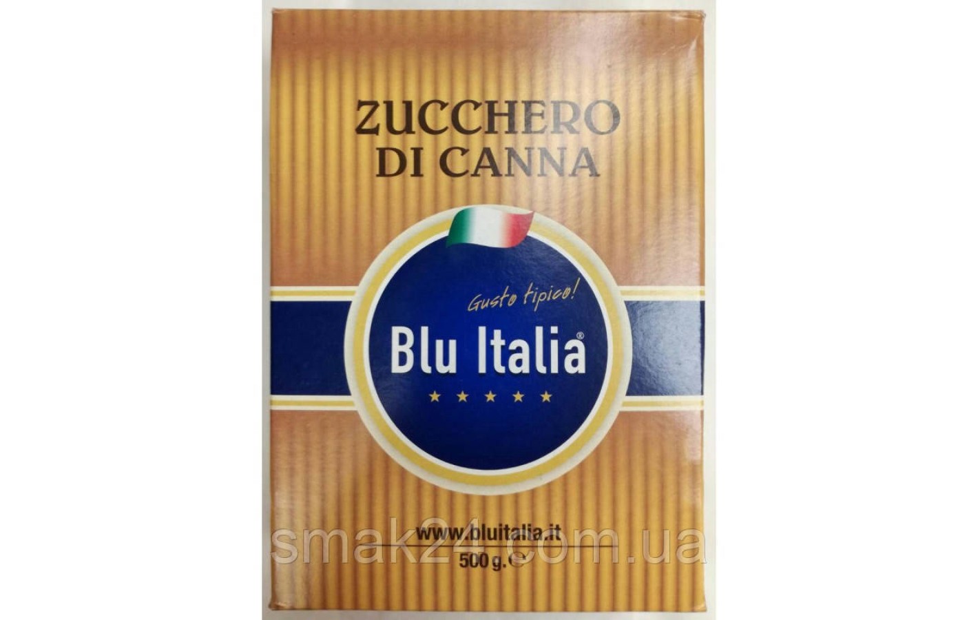 Сахар тростниковый коричневый Zucchero Di Canna Blu Italia 500г Италия
