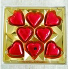 Конфеты марципановые в темном шоколаде Сердечки  Marzipan Herzen Maitre Truffout Австрия 110г