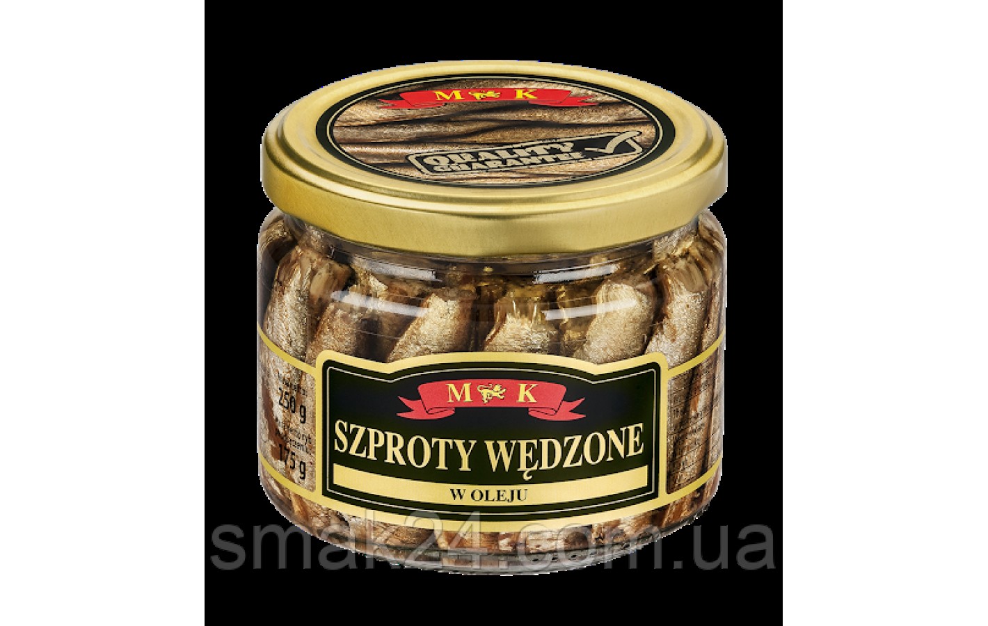 Шпроти в олії Szproty Wedzone M&K 250 г Польща