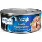 Тунец кусочками в собственном соку Helcom Tunczyk kawalki 170г Польша