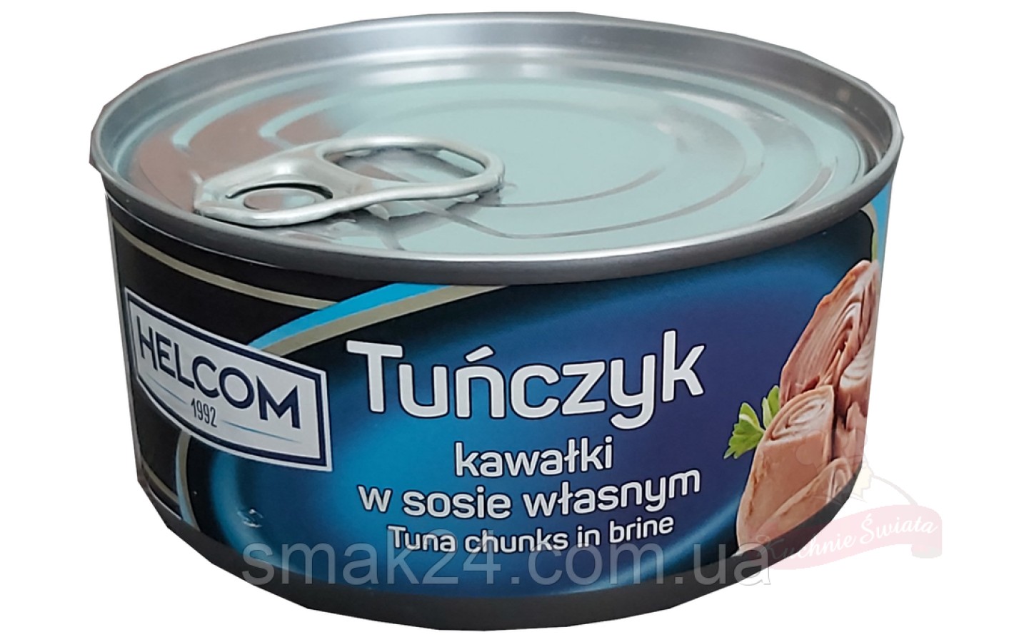 Тунец кусочками в собственном соку Helcom Tunczyk kawalki 170г Польша