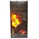 Шоколад черный с апельсином 70 % какао Luximo Premium  Польша 100г.