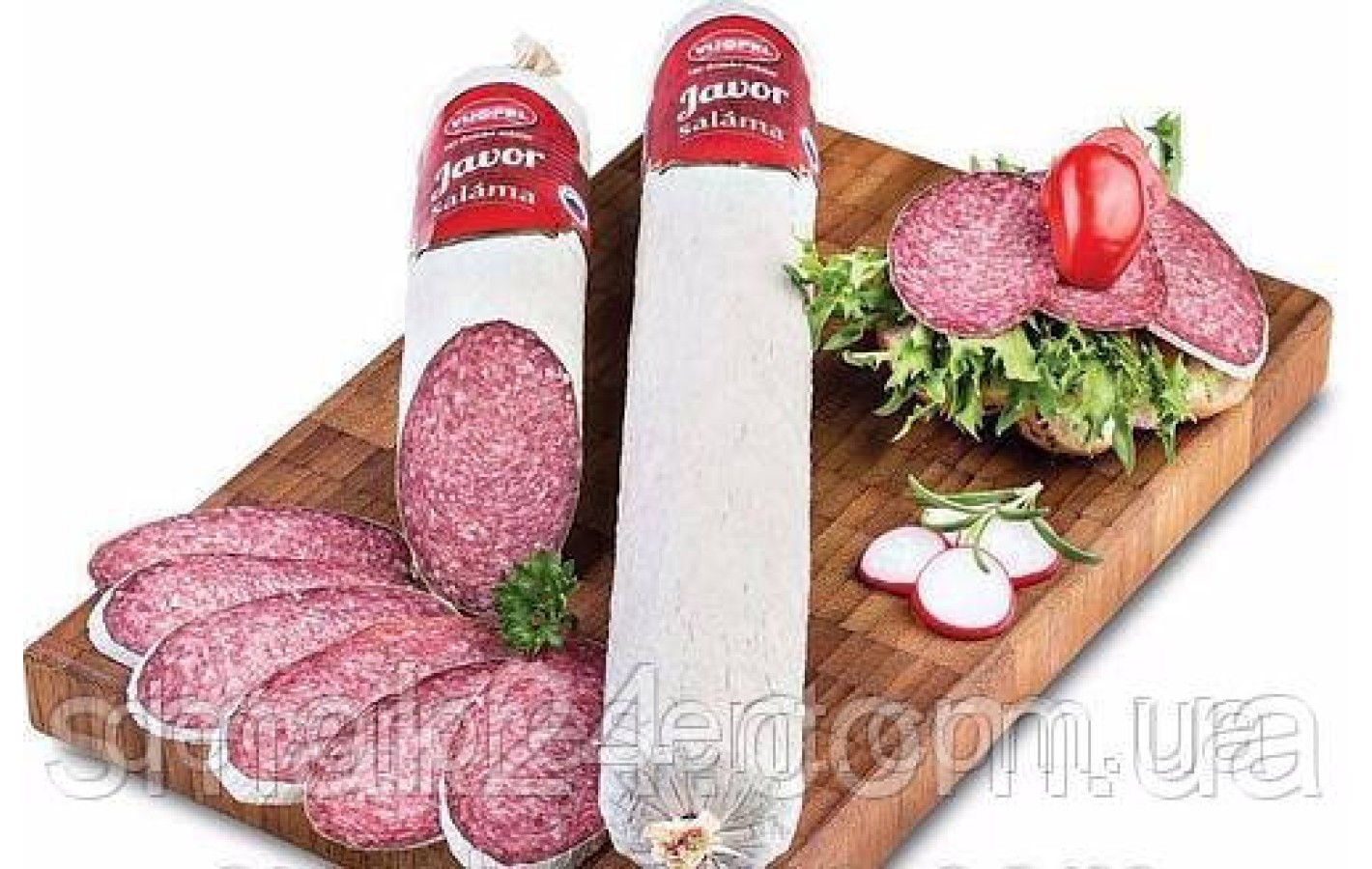 Ковбаса салями сирокопчена Javor Salama Vijofel 600 г/ Словаччина