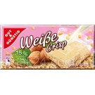 Шоколад  белый с лесным орехом Weibe crisp hasel-nussen Gut &Gunstig   Германия 200г