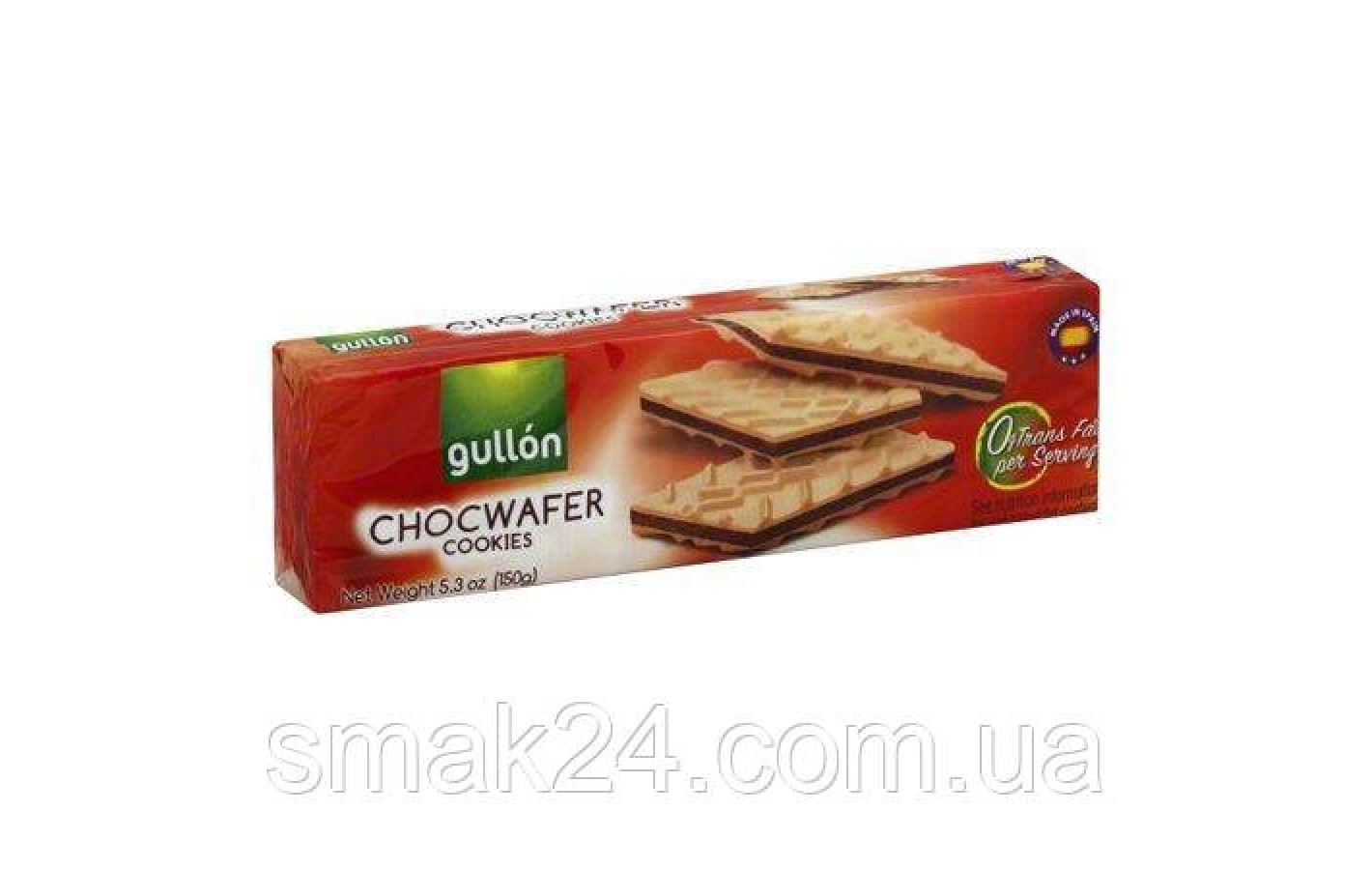 Вафлі без трансжирів з кремом Gullon 150г Іспанія