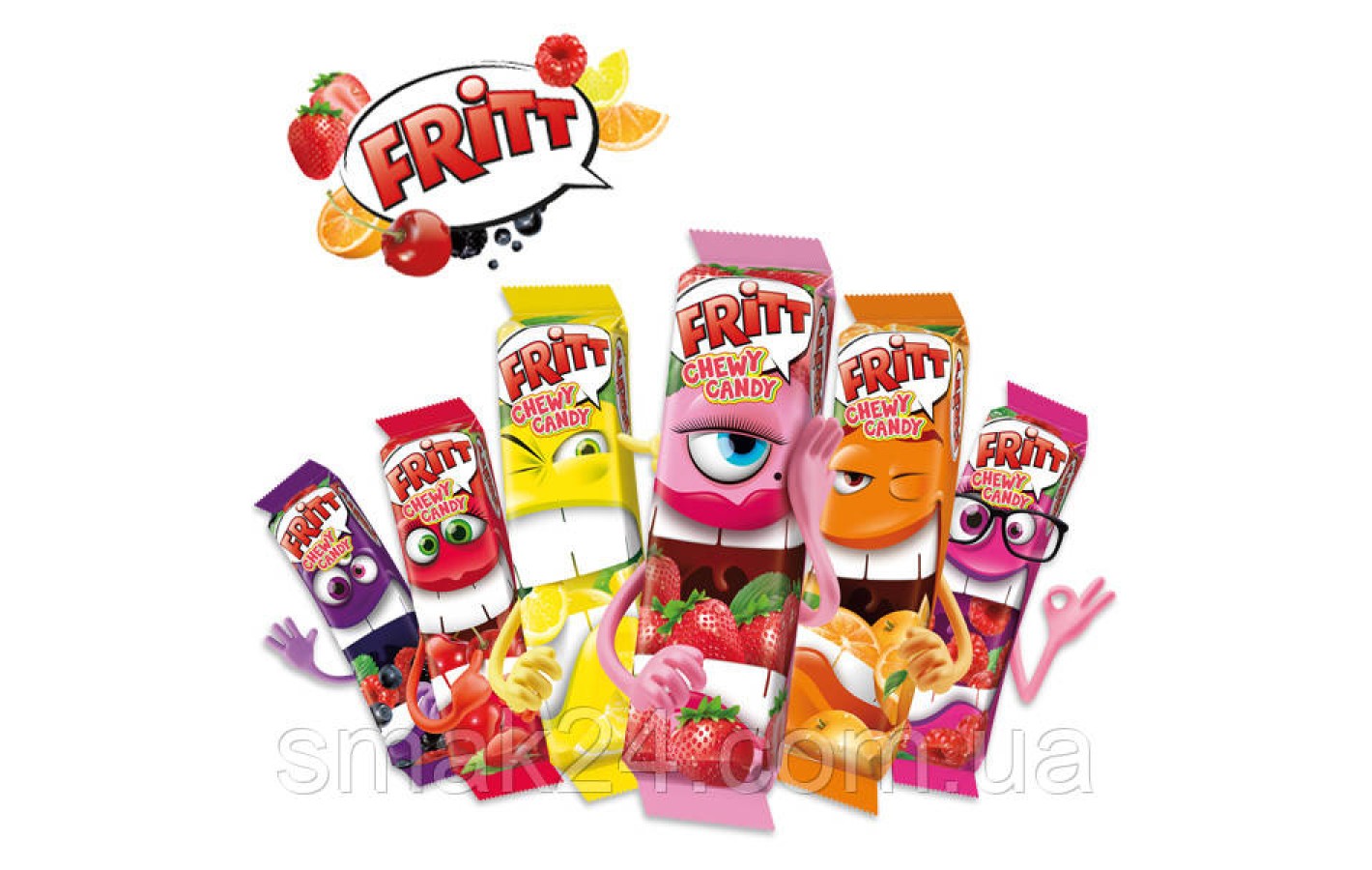 Желейные конфеты Fritt (жевательные) лимон Германия 70г