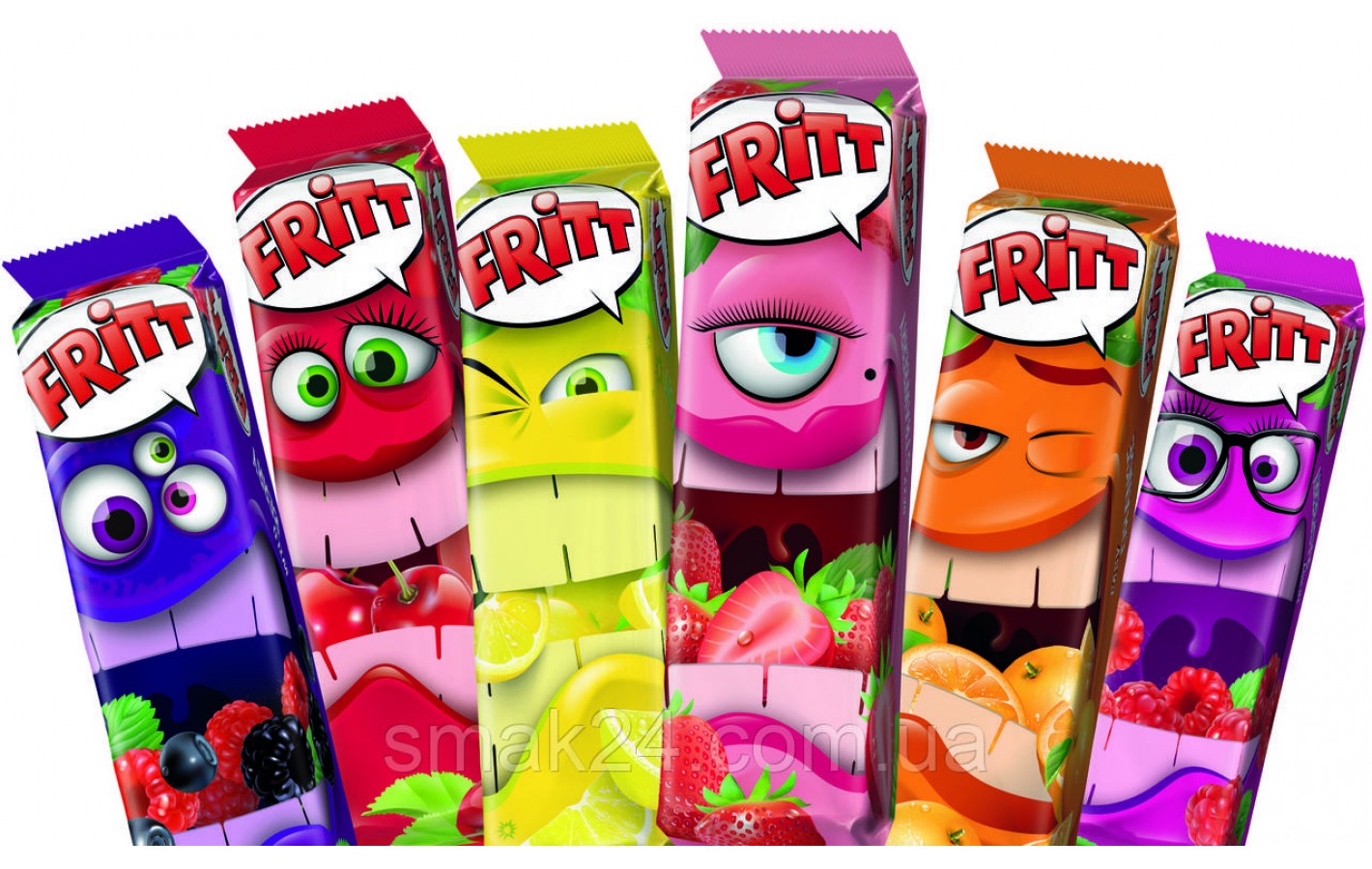 Желейні цукерки Fritt (жувальні) вишня Німеччина 70г