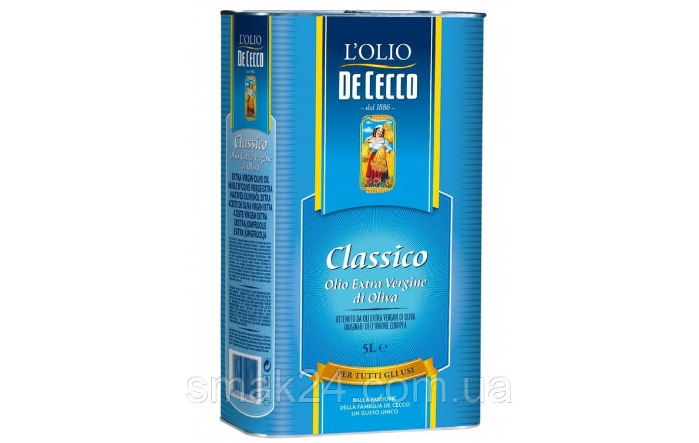 Оливковое масло De Cecco Classico Olio Extra Vergine di Oliva 5 л