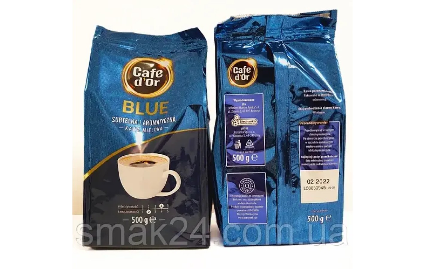 Кофе молотый  Cafe d'Or Blue, 500г Польша
