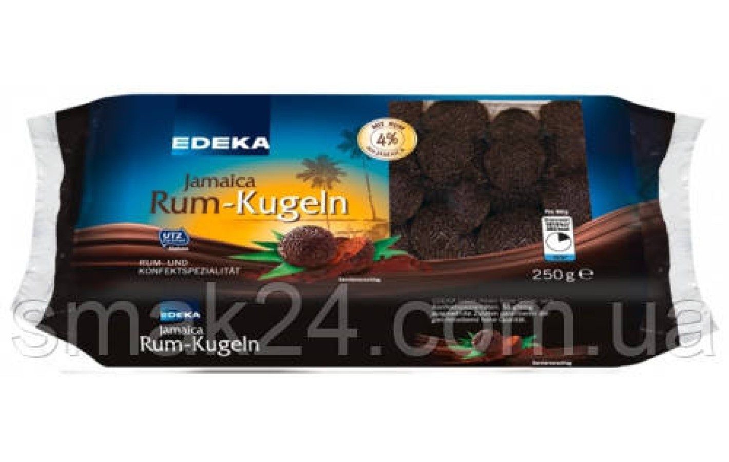 Конфеты  с ямайским ромом в шоколадной крошке Rum Kugeln Edeka  250г Германия
