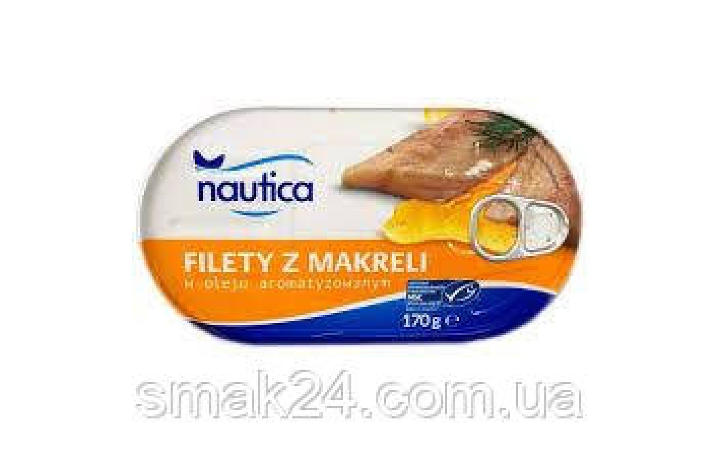 Филе макрели (скумбрии)  Nautica в масле 170h.
