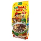 Хлопья  злаки в  форме животных с какао, карамелью и сладким вкусом Animal Mix Gina 250г Австрия