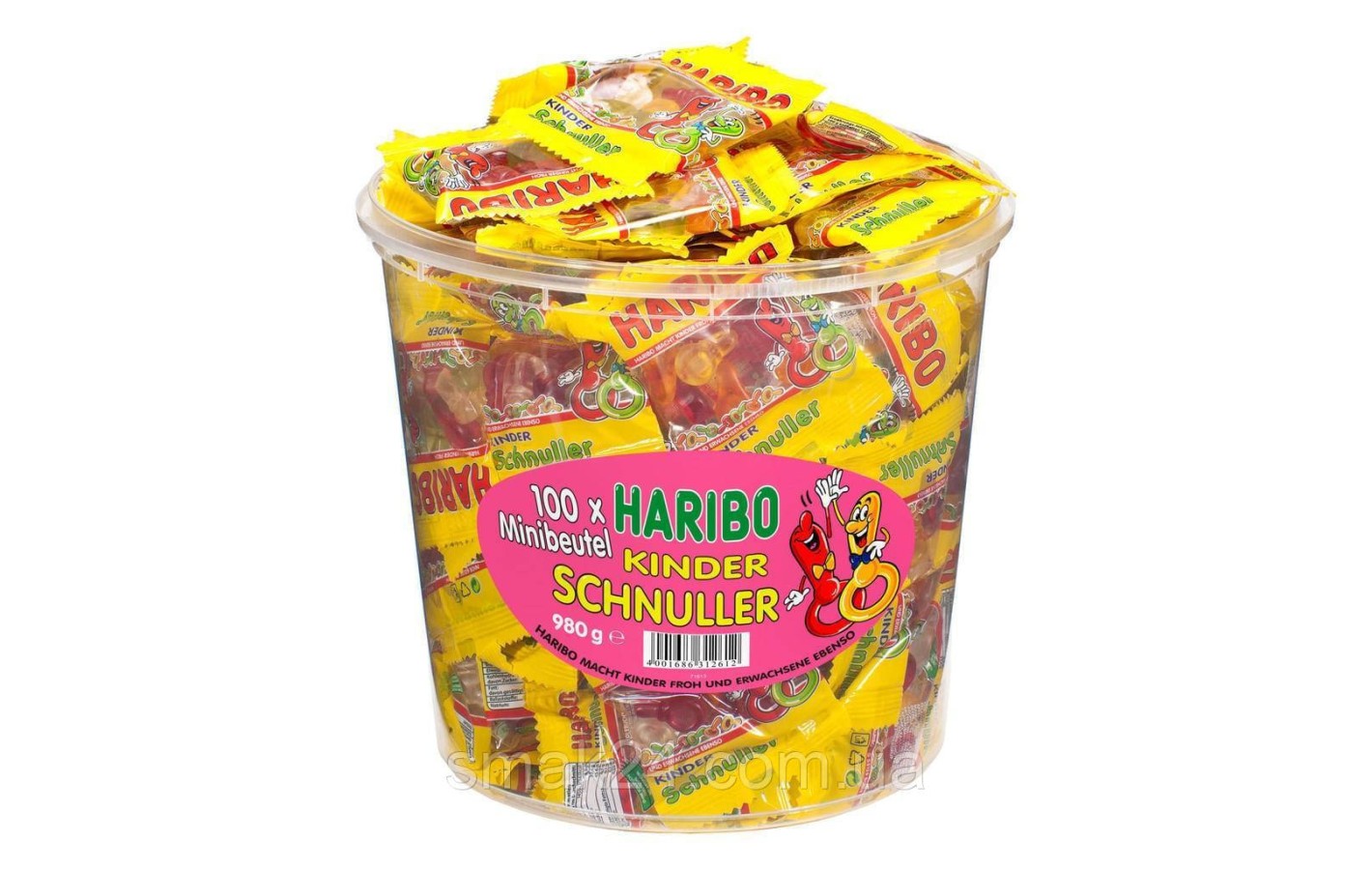 Желейні цукерки Дитяча соска Haribo Kinder Schnuller (фруктовий мікс) 9,8 м Німеччина