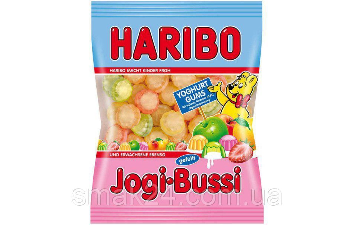 Желейные конфеты Haribo Jjogi Bussi  (Йогурт фруктовый) Германия 200г