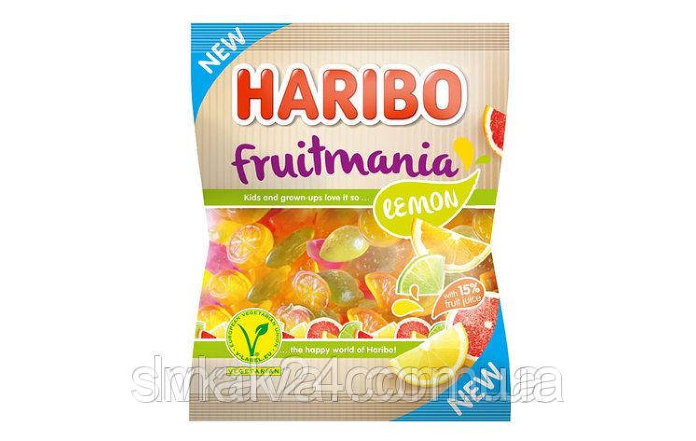 Желейні цукерки Haribo Fruitmania (цитрусова фруктоманія) Німеччина 175 г