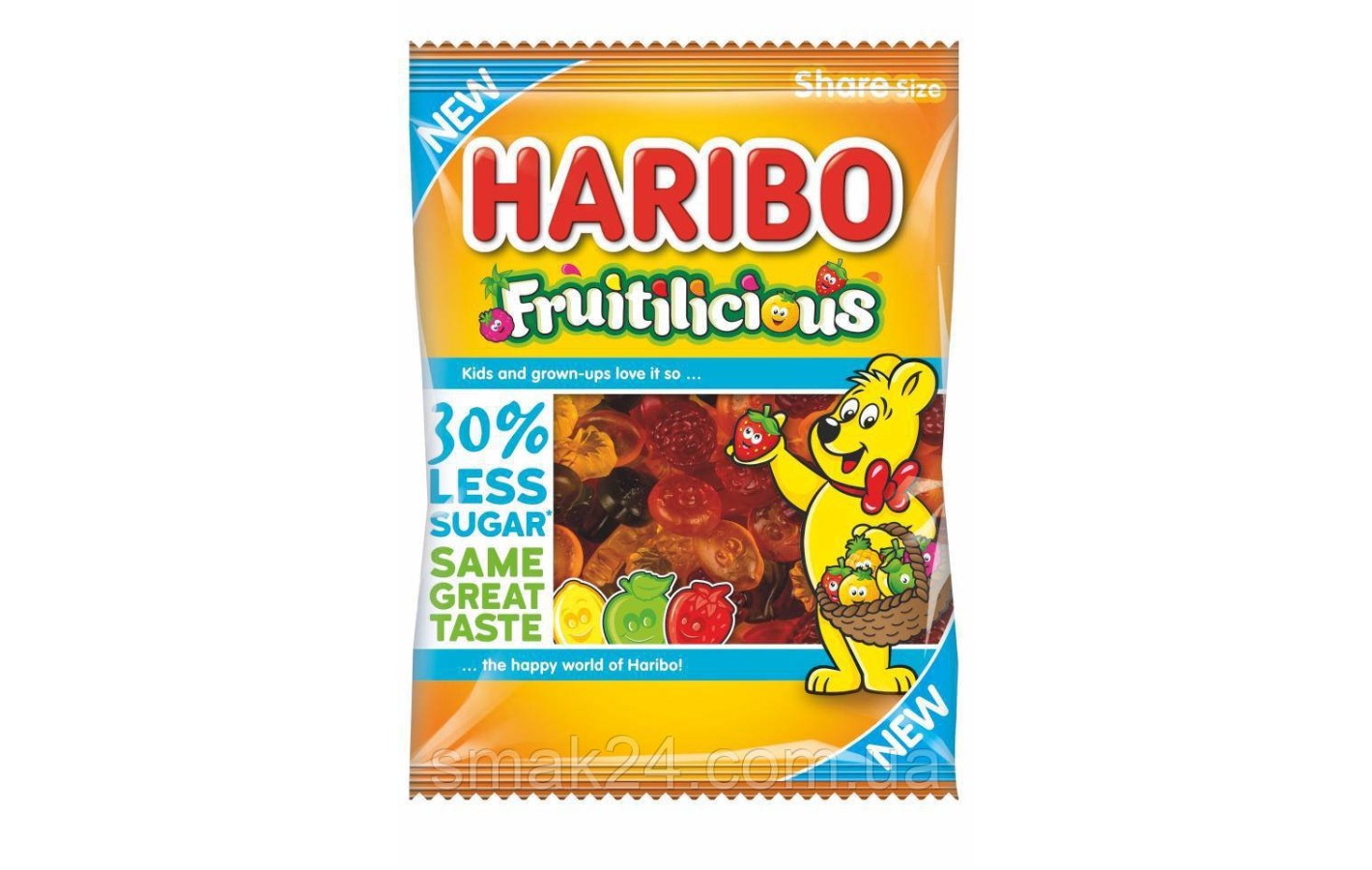 Желейні цукерки Haribo Fruitilicious Німеччина 160г