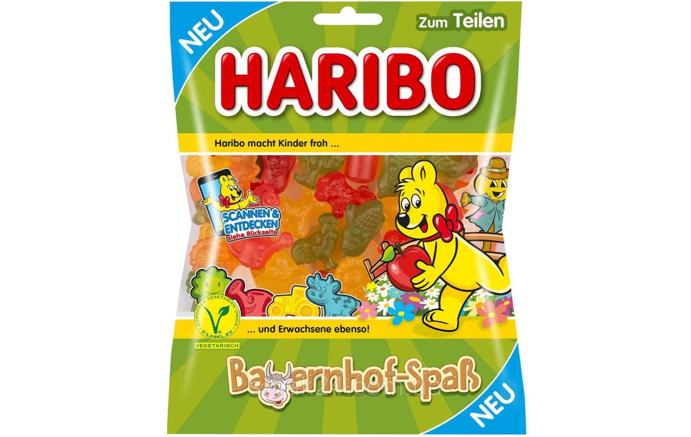 Желейные конфеты Haribo   Bauernhof Spaß (веселая ферма) Германия 175г