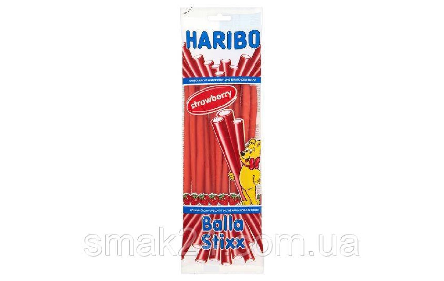Желейные конфеты Haribo Balla Stixx Strawberry  (клубника) Германия 200г