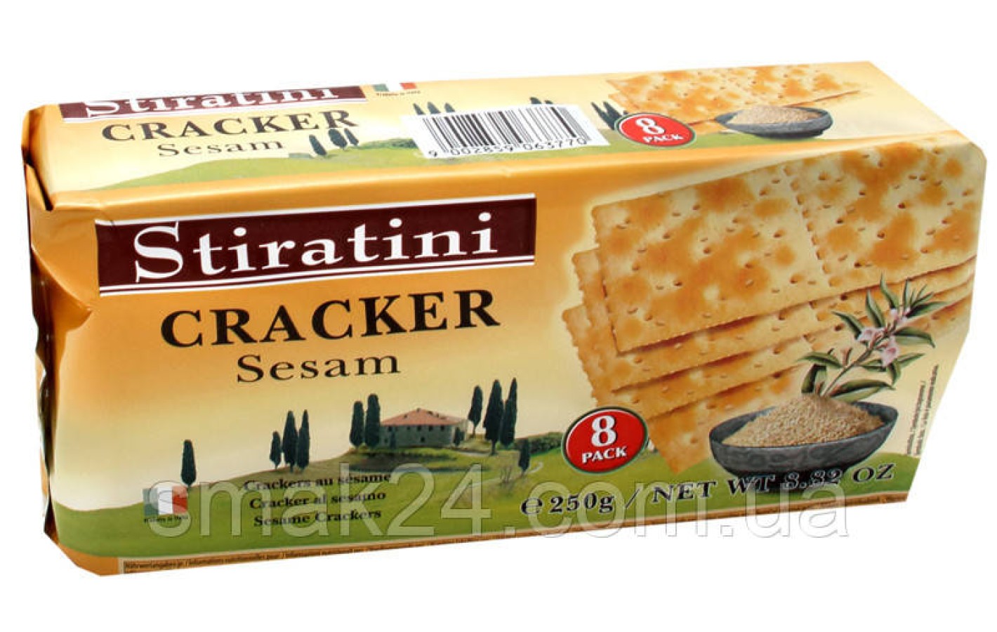 Крекер із кунжутом Cracker Sesam Stiratini 250 г Австрія
