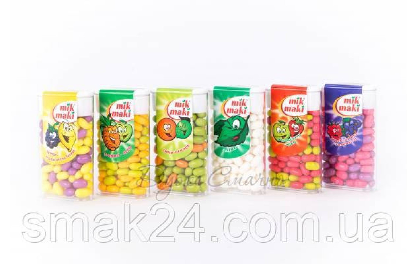 Драже Тик-Так фруктовое Mik Maki 70шт х 16г Польша