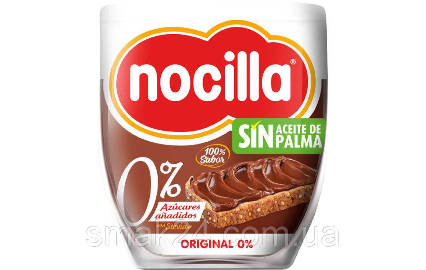 Шоколадная паста 0% сахара, без глютена, без пальмового масла Nocilla 180г Испания