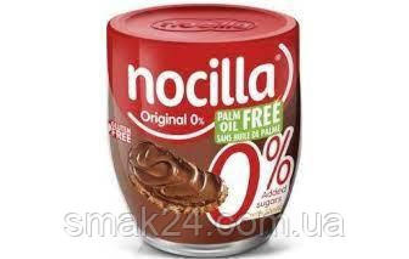 Шоколадная паста 0% сахара, без глютена, без пальмового масла Nocilla 180г Испания