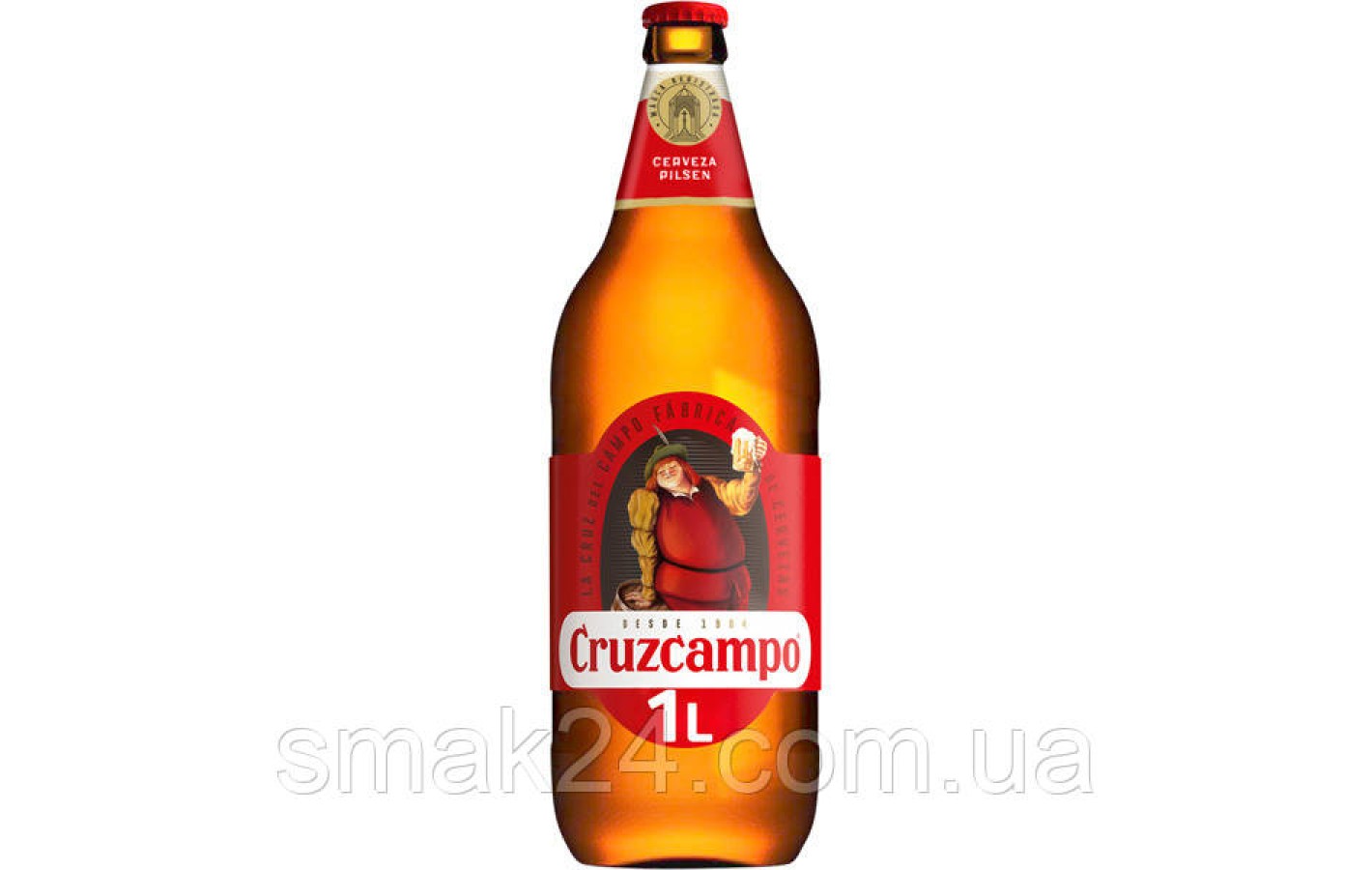 Пиво світле Cruzcampo 4.8% 1л Іспанія