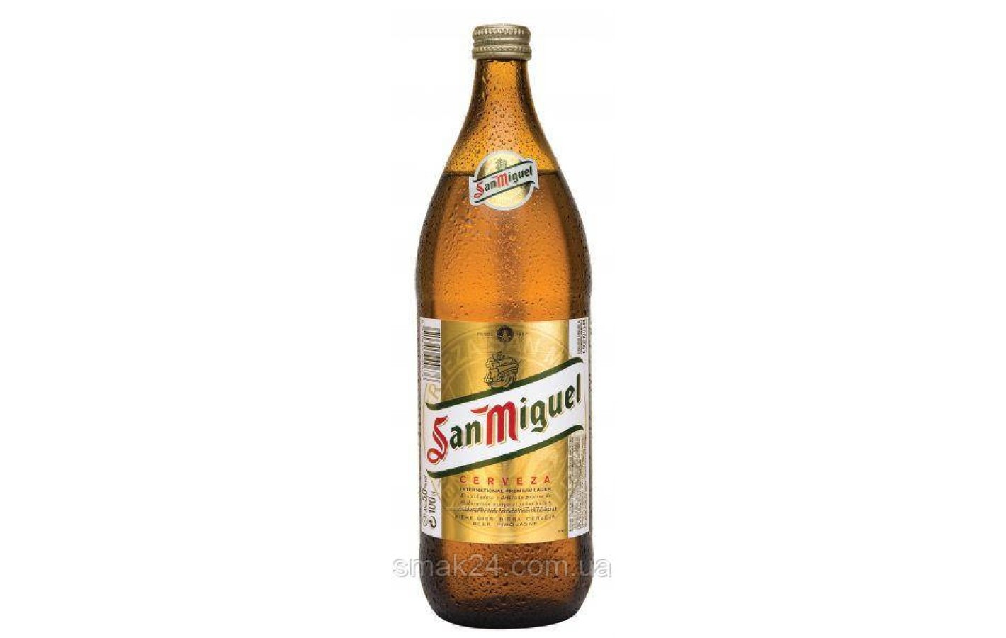 Пиво светлое San Miguel Beer 5.0% 1л Испания