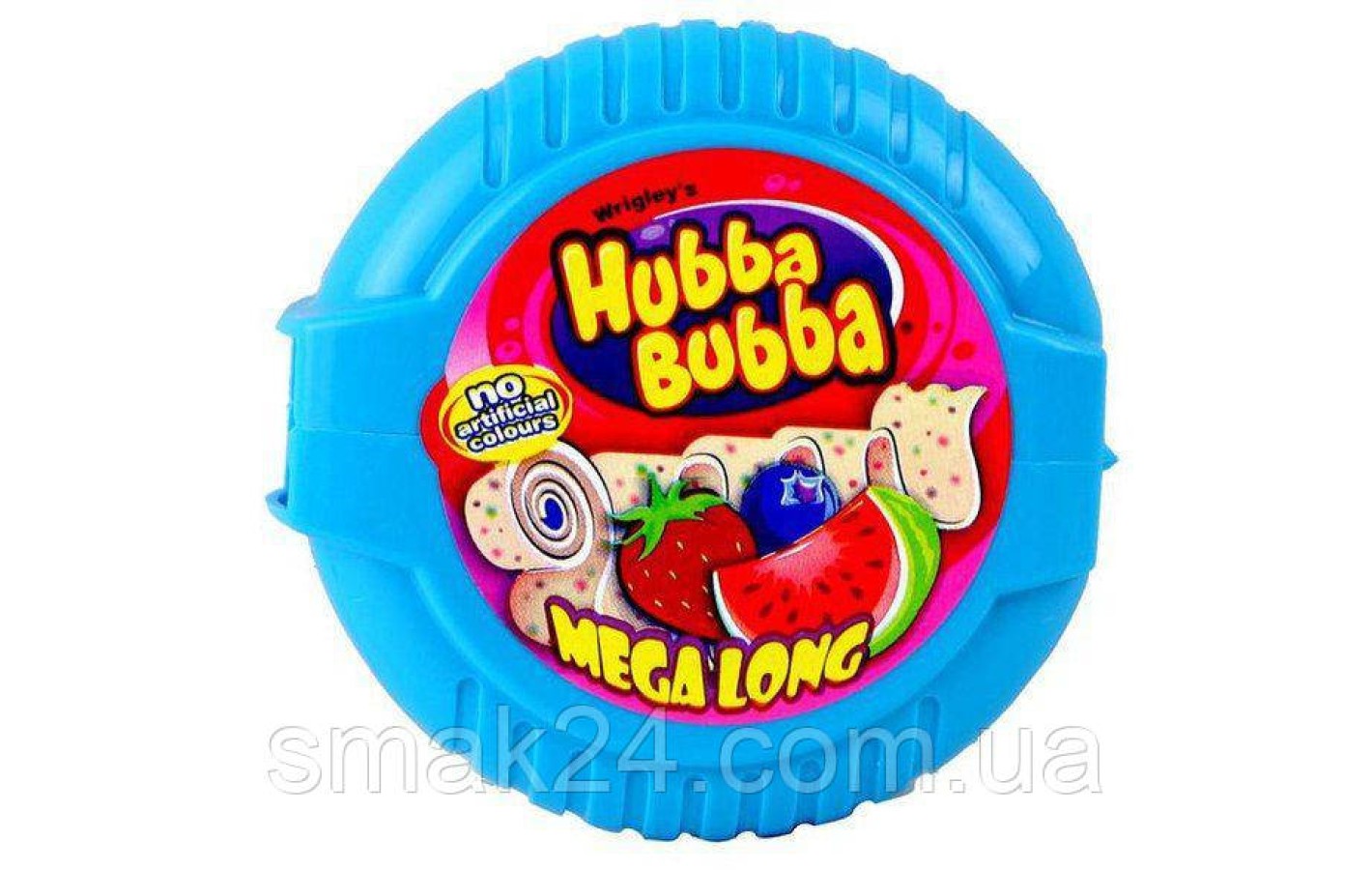 Жувальна гумка Hubba Bubbа  - кавун, полуниця, чорниця, Bubble Gum 56 г (180 см) Німеччина