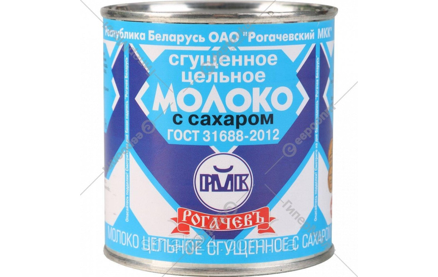 Сгущённое молоко Рогачевъ Беларусь 380г