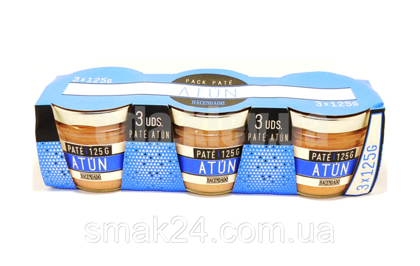 Паштет з тунця Hacendado «Pate Atun (без глютену) 125г Іспанія