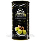 Оливки зеленые фаршированные анчоусом Olives with Anchovies La Explanada 1400г / 700г Испания
