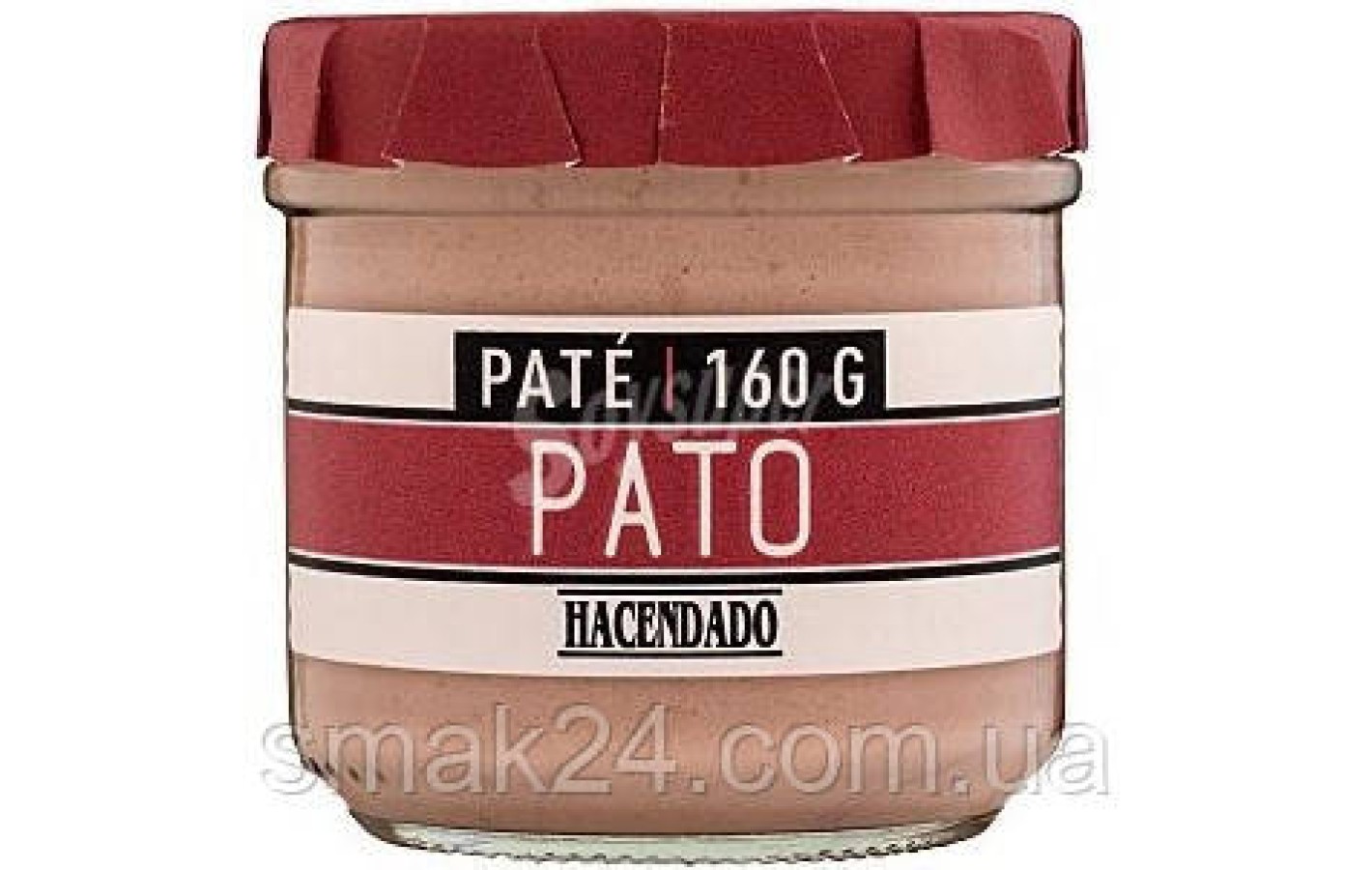 Паштет без глютена из утиной печени Pate Pato Hacendado 160г Испания